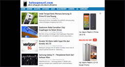 Desktop Screenshot of kabarponsel.com